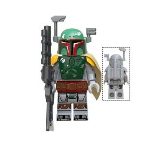 Boba Fett Minifigure - Custom Star Wars Minifigures Figure